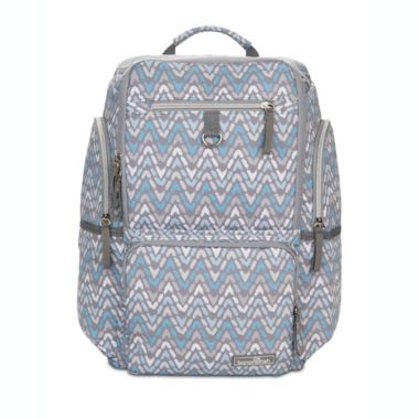 Bananafish Dakota Backpack Diaper Bag in Grey. View a larger version of this product image.