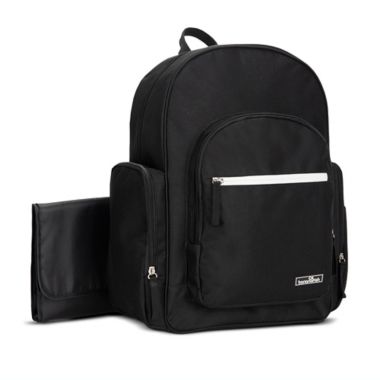 Bananafish Carey Backpack Diaper Bag in Black. View a larger version of this product image.
