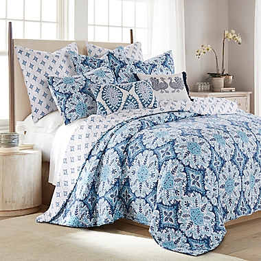 Levtex Home Essella Indigo 3-Piece Reversible Quilt Set. View a larger version of this product image.