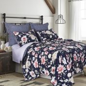 Levtex Home Fillipa Reversible King Quilt in Charcoal