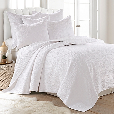 Levtex Home Sherbourne Reversible King Quilt in White. View a larger version of this product image.