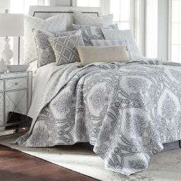 Levtex Home Novara 3-Piece Reversible Quilt Set in Grey