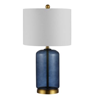 Safavieh Novah Led Table Lamp In Blue, Twin Turtle Table Lamp