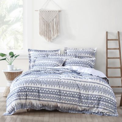 Oscar Oliver Flen Comforter Set In, Blue And Gray Twin Bedding