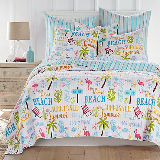 Alternate image 1 for Levtex Home Beach Days 2-Piece Reversible Twin Quilt Set