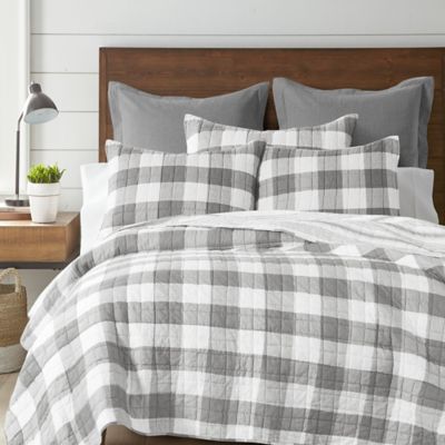 Levtex Home Camden 3-Piece Reversible King Bedspread Set in Grey