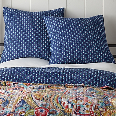 Levtex Home Nanette Euro Sham in Navy (Set of 2). View a larger version of this product image.