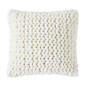 Levtex Home Macallister Chunky Knit Square Throw Pillow in Ivory/Cream