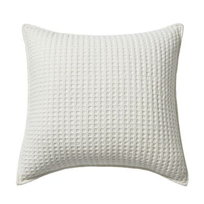 Levtex Home Mills Waffle Square Throw Pillow in White