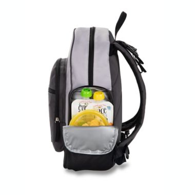 Bananafish Devon Backpack Diaper Bag in Grey. View a larger version of this product image.