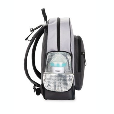 Bananafish Devon Backpack Diaper Bag in Grey. View a larger version of this product image.