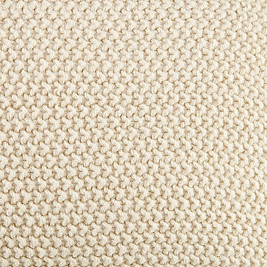 INK+IVY Bree Knit Rectangle Throw Pillow Cover in Ivory. View a larger version of this product image.