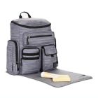 Alternate image 1 for Jeep&reg; Adventurers Heritage Diaper Backpack in Grey