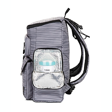 Jeep&reg; Adventurers Heritage Diaper Backpack in Grey. View a larger version of this product image.
