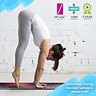 Alternate image 2 for Life Energy Karuna Reversible Non-Slip Yoga Mat in Purple/Orange