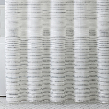 Tidal Stripe Pale Khaki Shower Curtain, Tommy Bahama Tidal Stripe Shower Curtain