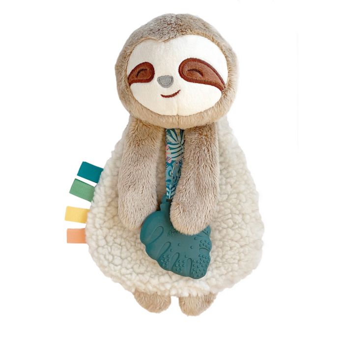 Itzy Ritzy Lovey Pal Sloth Teether Toy In Brown Buybuy Baby