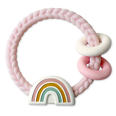 Itzy Ritzy&reg; Rainbow Ritzy Rattle&trade; Teether in Pink. View a larger version of this product image.
