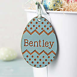 Personalized Wooden Easter Basket Tag