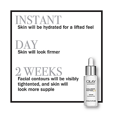 Olay&reg; 1.3 oz. Regenerist Collagen Peptide 24-Hour Serum. View a larger version of this product image.