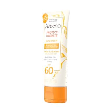 Aveeno&reg; 3 oz. Protect + Hydrate Sunscreen Lotion SPF 60. View a larger version of this product image.