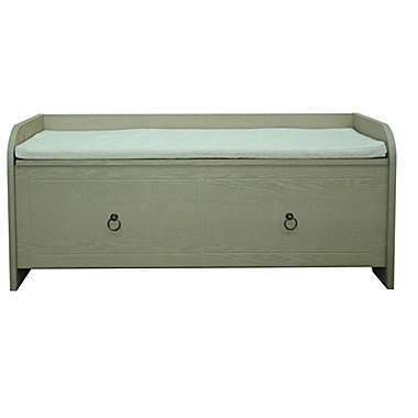 Bee &amp; Willow&trade; Entryway Bench with Faux Drawers in Light Natural. View a larger version of this product image.