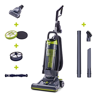 Black &amp; Decker&trade; Upright Vacuum in Grey Lime. View a larger version of this product image.