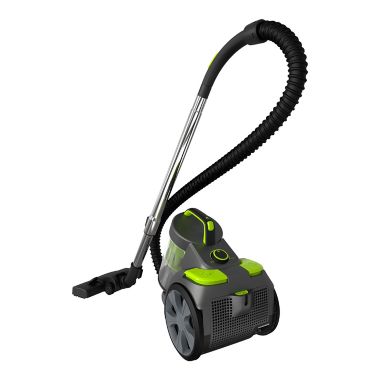 Black &amp; Decker&trade; Canister Vacuum in Grey/Lime. View a larger version of this product image.