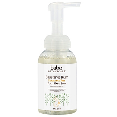 Babo Botanicals&reg; 8 oz. Sensitive Baby Foam Hand Soap. View a larger version of this product image.
