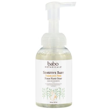 Babo Botanicals&reg; 8 oz. Sensitive Baby Foam Hand Soap. View a larger version of this product image.