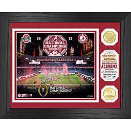 University of Alabama National Champions Celebration Photo and Coins Framed Wall Décor