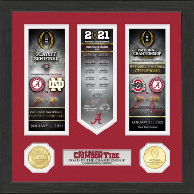 University of Alabama 2020/21 Football National Champions Photo Framed Wall D&eacute;cor