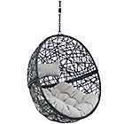 Alternate image 7 for Sunnydaze Jackson Hanging Egg Chair with Cushions in Grey