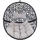 Alternate image 6 for Sunnydaze Jackson Hanging Egg Chair with Cushions in Grey