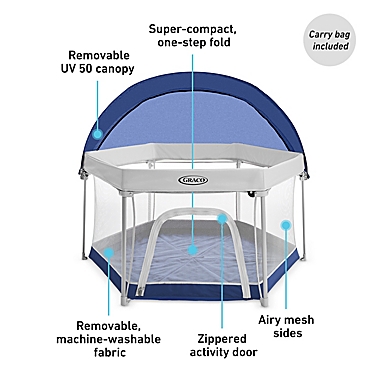 Graco&reg; Pack &#39;n Play&reg; LiteTraveler&trade; LX Playard in Canyon. View a larger version of this product image.