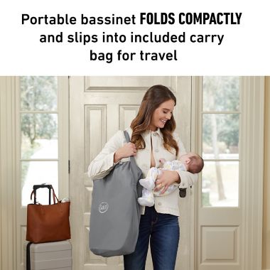 Graco&reg; Pack &#39;n Play&reg; Day2Dream&trade; Travel Playard Bassinet in Rainier. View a larger version of this product image.