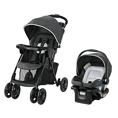 Graco&reg; Comfy Cruiser 2.0 Travel System in Gotham. View a larger version of this product image.