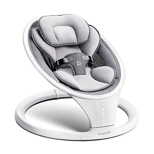 Alternate image 1 for Munchkin® Bluetooth-Enabled Musical Baby Swing in Grey