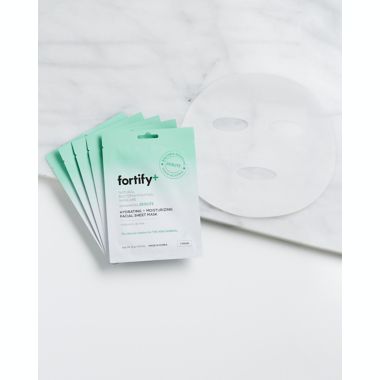 Fortify + 5-Pack Natural Grem-Fighting Skincare Hydrating + Moisturizing Facial Sheet Masks. View a larger version of this product image.