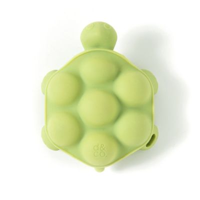 Doodle &amp; Co. Turtle Silicone Teether in Green