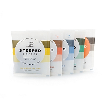 Steeped Coffee Lineup Assorted Blend 10-Pack Ground Coffee. View a larger version of this product image.