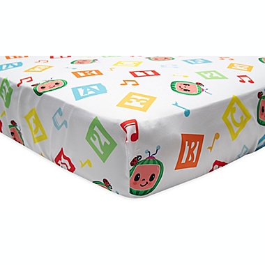 Cocomelon Learning is Fun 4-Piece Toddler Bedding Set. View a larger version of this product image.