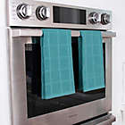Alternate image 1 for Our Table&trade; Everyday Solid Kitchen Towels in Teal (Set of 2)
