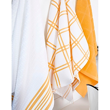 Our Table&trade; Everyday Solid Kitchen Towels in Gold (Set of 2). View a larger version of this product image.