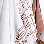 Alternate image 4 for Our Table&trade; Plaid and Stripe Kitchen Towels in Rust (Set of 2)