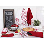 Alternate image 5 for Our Table&trade; Everyday Plaid and Stripe Kitchen Towels in Red (Set of 2)