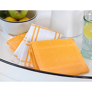 Our Table&trade; Everyday Solid Dish Cloths in Gold (Set of 2). View a larger version of this product image.