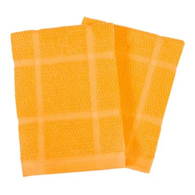 Our Table&trade; Everyday Solid Dish Cloths in Gold (Set of 2)
