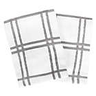 Alternate image 0 for Our Table&trade; Everyday Plaid Dish Cloths in Grey (Set of 2)