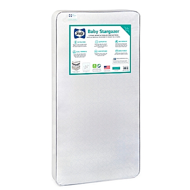 Sealy&reg; Baby Stargazer 2-Stage Crib Mattress. View a larger version of this product image.